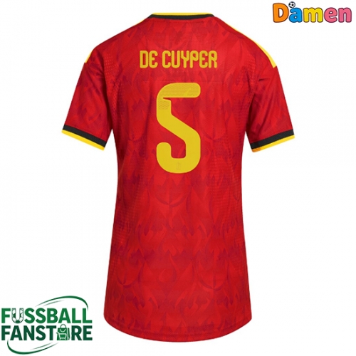 Belgien Maxim De Cuyper #5 Replik Heimtrikot Damen WM 2026 Kurzarm